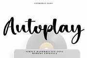 Autoplay, a Handwritten Font by FreshTypeINK (Thumbnail 1 of 7)