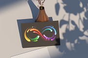 Infinity symbol of rainbow comets, a Decorative Illustration by blackmoon9 (Thumbnail 3 of 3)