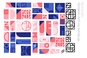 Fun Geometry pattern bundle., a Pattern Graphic by lisa_kalev (Thumbnail 8 of 22)
