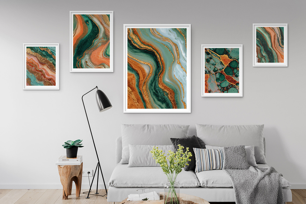 Luxury Marble Illustration, a Decorative Illustration by Housui Patterns (Photo 11 of 12)