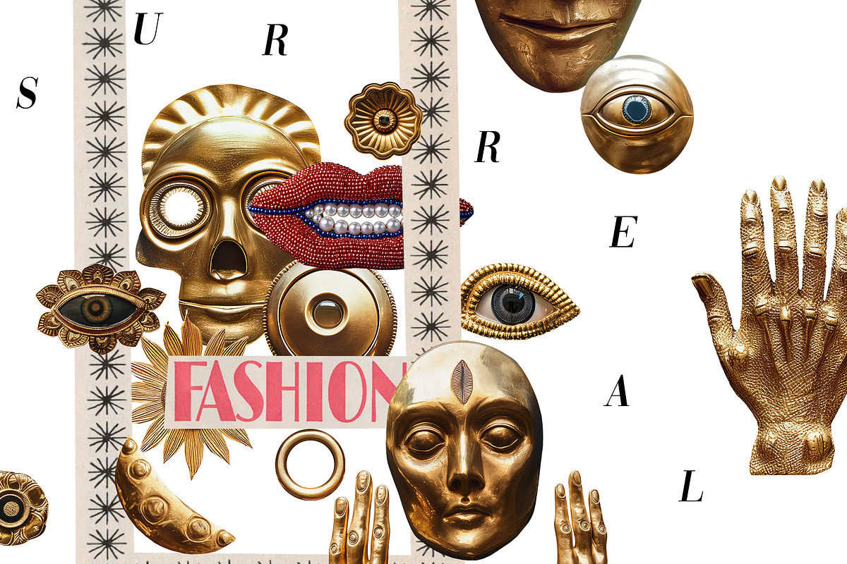 Surreal Fashion - Collage Pack, an Object Graphic by Kaleriia (Photo 4 of 11)