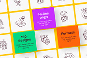 Graffiti and Grunge Doodles, an Outline Icon by Vectors Market (Thumbnail 6 of 9)