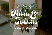 Mancluso Retro Script, a Script Font by TypeClassHeroes (Thumbnail 10 of 15)