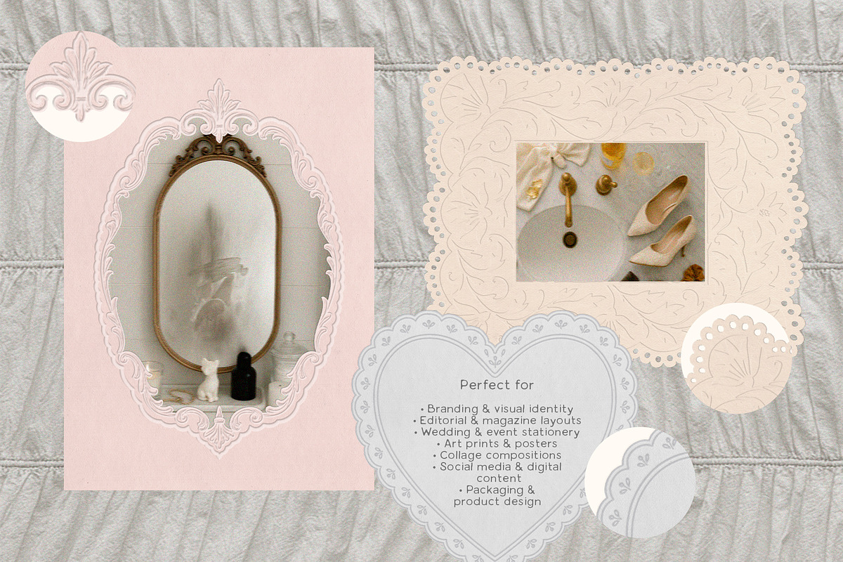 Old World Paper & Frames, a Texture Graphic by Lidberia (Photo 7 of 8)