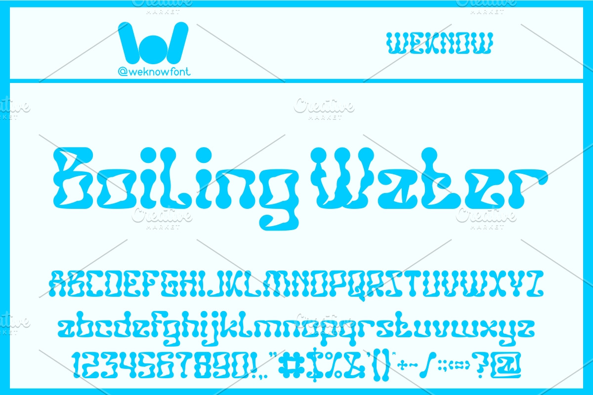 Brewed Tea font, a Font by weknow (Photo 5 of 5)