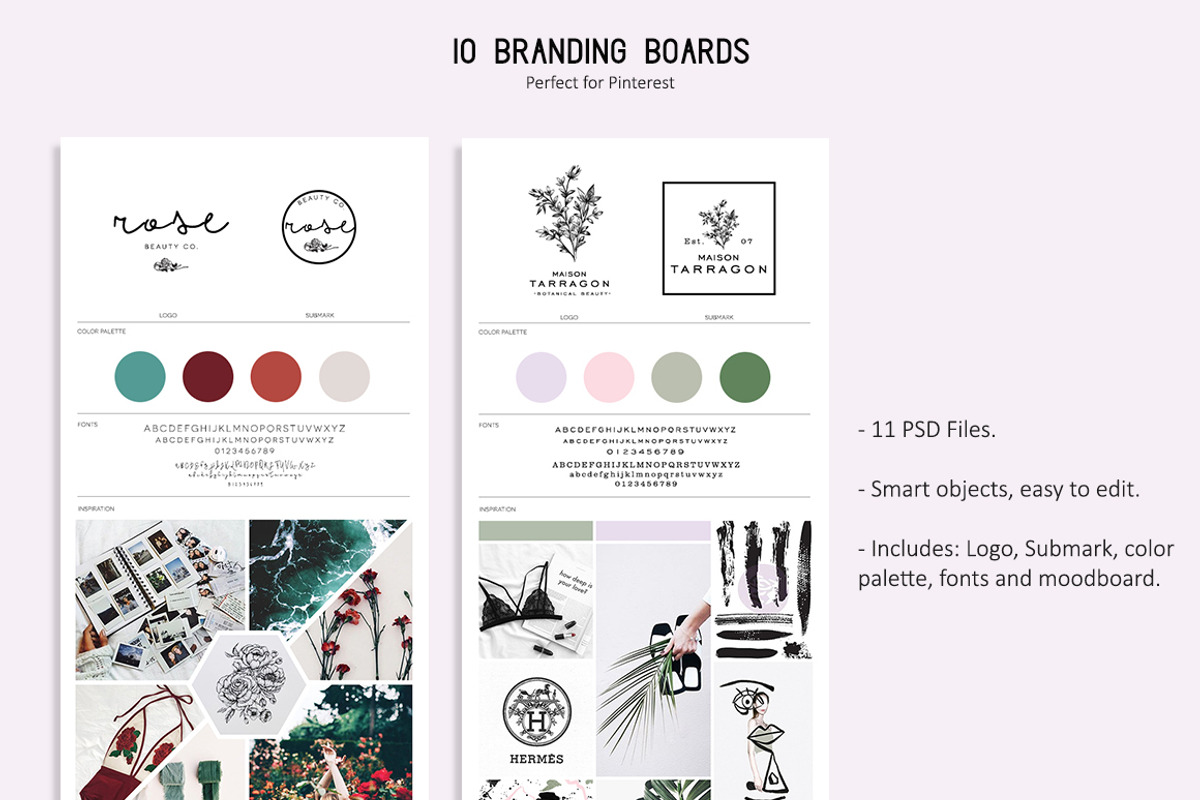 Floral logo and branding bundle, a Branding & Logo Template by Negative Space (Photo 4 of 6)