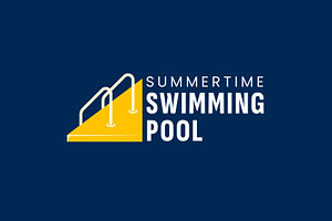 Swimming logo icon illustration, a Branding & Logo Template by Dyn Studio