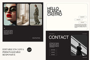 Canva portfolio template BLANC, a Landing Page Template by AS Studio (Thumbnail 6 of 6)
