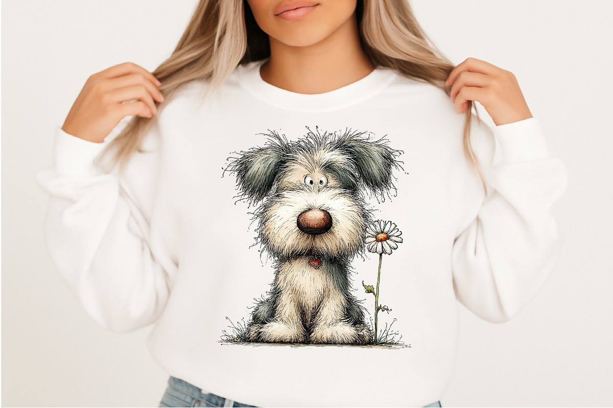 Whimsical Spring Dog Clipart PNG, an Illustration by Craft Nest (Photo 8 of 11)