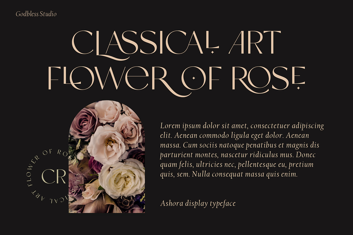 Ashora - Display Typeface, a Sans Serif Font by Godbless Studio (Photo 10 of 16)