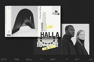 HALLA • Fashion Lookbook Template, a Marketing Template by Sjá Agency