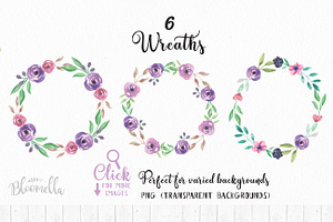 Flower Watercolour Floral Clipart