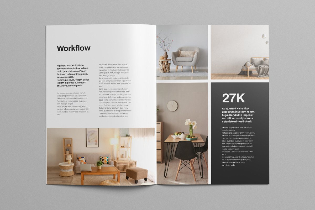 Design Portfolio Canva Templates, a Brochure Template by Pixelpick (Photo 5 of 9)