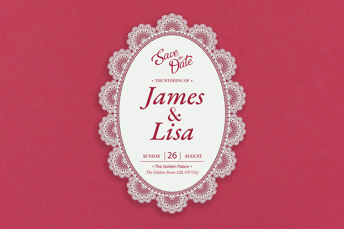 Doily Lace Frame Bundle, a Decorative Illustration by Kusumaillustration (Photo 4 of 19)