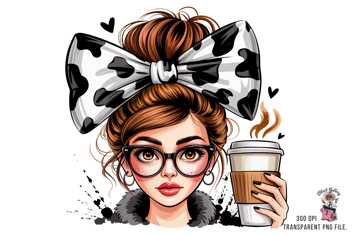 10 Adorable Coffee Lover Clipart PNG, a Graphic by Clipart Bloom (Photo 5 of 11)