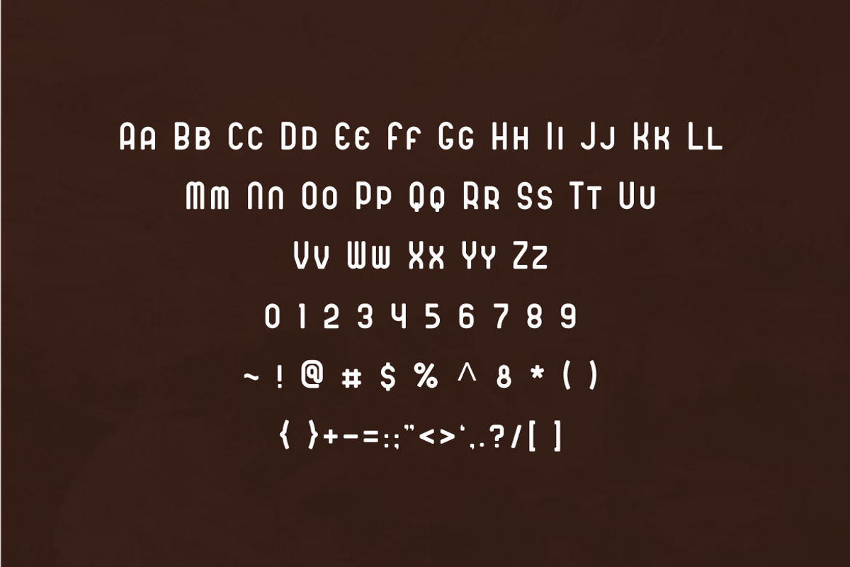 Bosman Rock - Rounded Bold Font, a Sans Serif Font by Mightyfire (Photo 2 of 3)