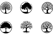Ancient Tree Spirit Vector Set, an Object Graphic by Creativeshirt (Thumbnail 5 of 5)
