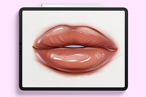 Procreate Lips Stamps