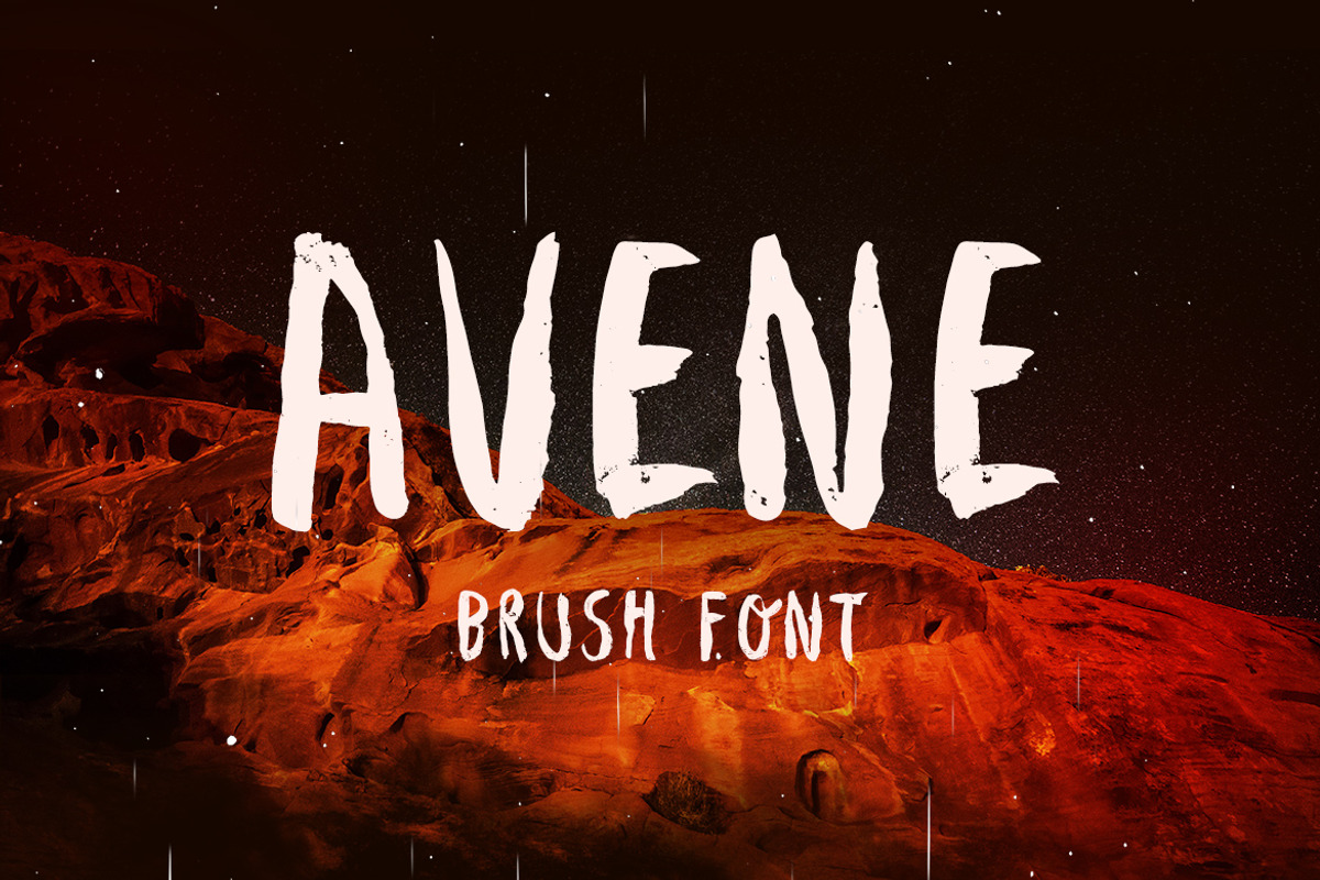Avene Brush Font