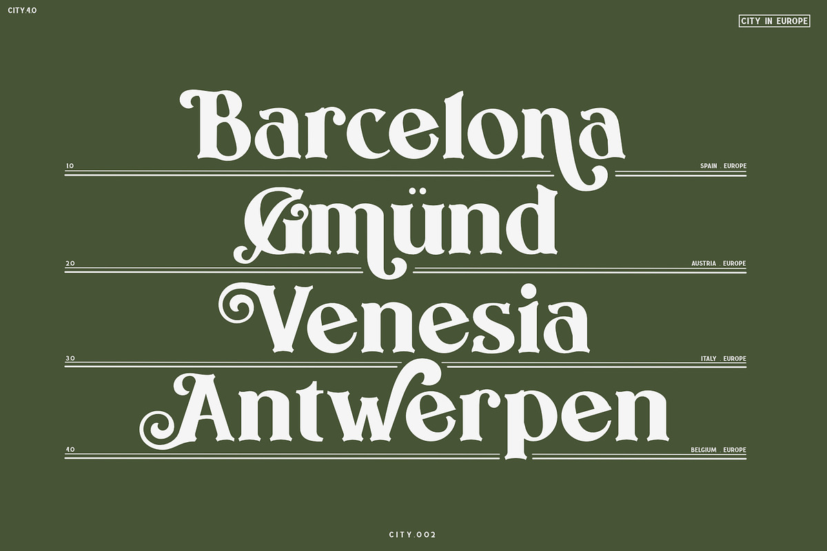 Benaco, a Sans Serif Font by Khoir (Photo 2 of 17)