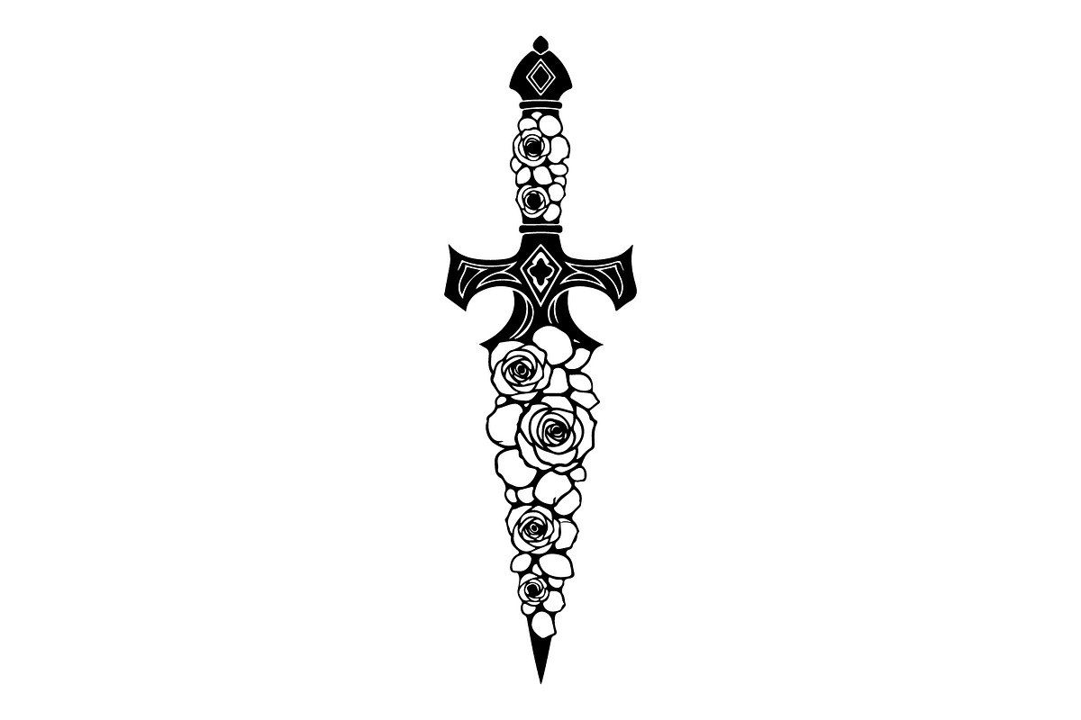 Ornamental Dagger Silhouette Bundle, an Object Illustration by Gaye Art (Photo 12 of 31)