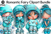 Romantic Fairy Clipart, an Illustration by Daily.Designs (Thumbnail 1 of 5)