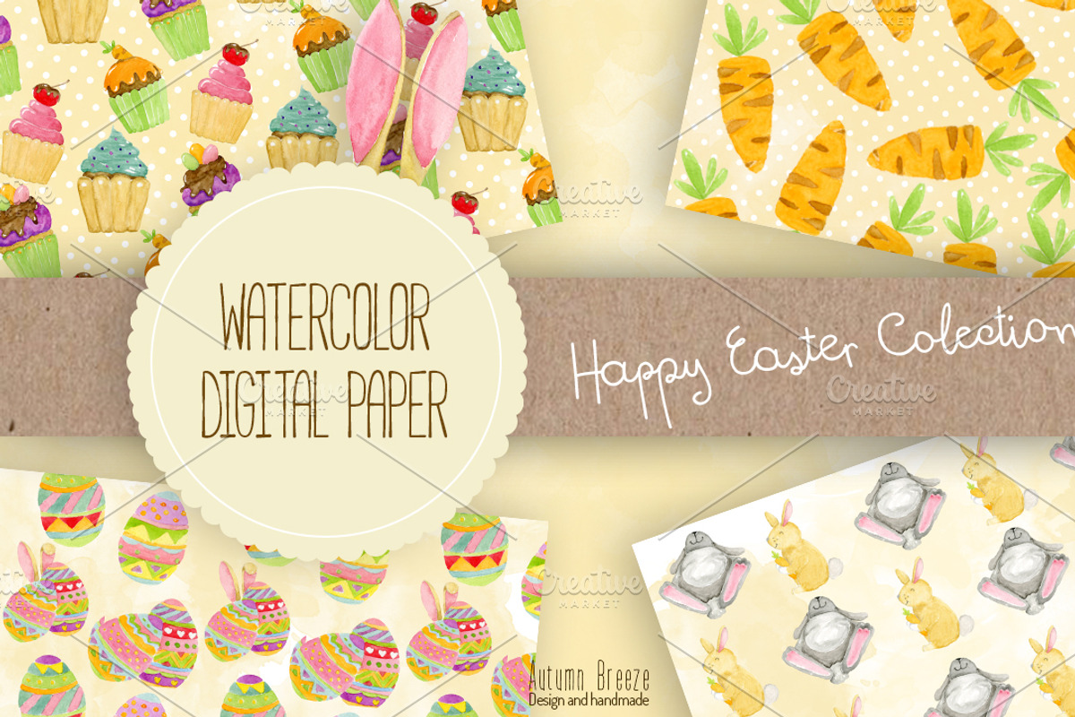Easter digital paper, a Pattern Graphic by Autumn Breeze (Photo 3 of 4)