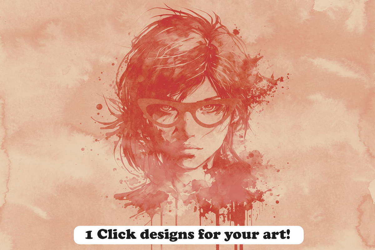 Glasses Photoshop Stamp Brushes, a Brush Add-On by ArtistMef (Photo 5 of 6)