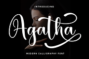 Agatha | Script Font, a Handwritten Font by Scratchones (Thumbnail 1 of 9)