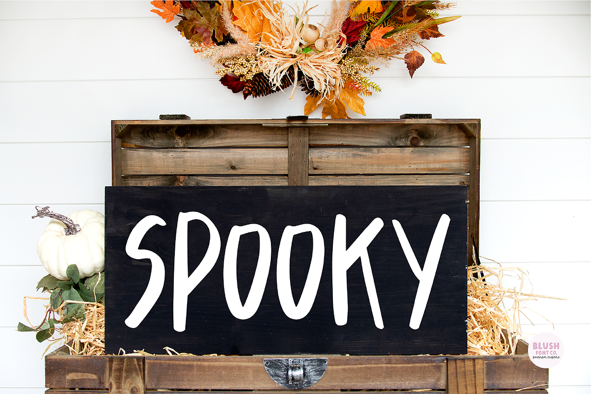 CREAKY STAIRS Scary Halloween Font, a Sans Serif Font by Blush Font Co. (Photo 4 of 6)