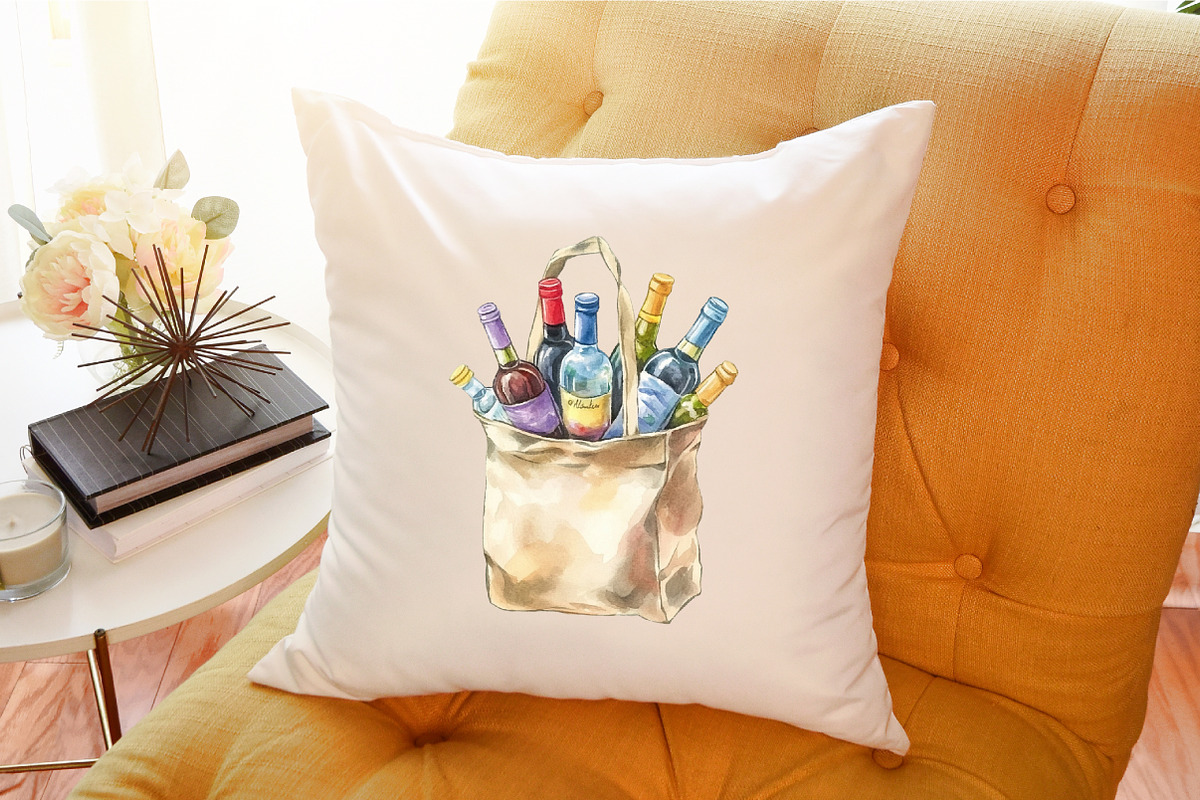 Funny Wine Loving Mom's Clipart, an Illustration by Sublimation Artist (Photo 6 of 6)