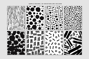 Black Ink Patterns