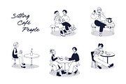 Café People – Hand-Drawn Coffee Shop, a Person Illustration by Invisual Studio (Thumbnail 3 of 14)