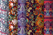 SET of Floral Patterns, a Pattern Graphic by Sunny_Lion (Thumbnail 1 of 7)