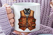 Watercolor Cowboy Autumn Clipart, an Illustration by Rose Art (Thumbnail 6 of 7)