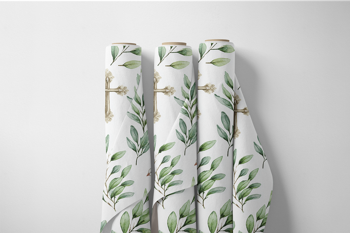 Christian Seamless Pattern, a Pattern Graphic by Pati Charm Studio (Photo 7 of 7)