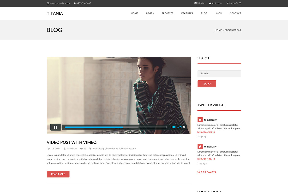 Titania - Multipurpose PSD Template, a Websites & App Template by TemPlaza (Photo 21 of 53)