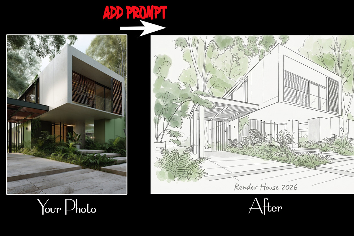 07 AI Prompt Archi Kit, an Illustration by 3d_model_tifotizi (Photo 3 of 9)