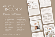 Goal Planner Workbook, Vision board, a Brochure Template by Design Lush Studio (Thumbnail 2 of 7)