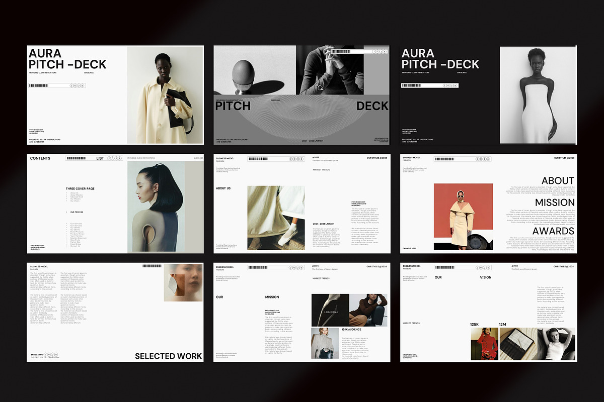 Aura Pitch Deck Presentation, a Presentation Template by Studio Industry (Photo 7 of 11)