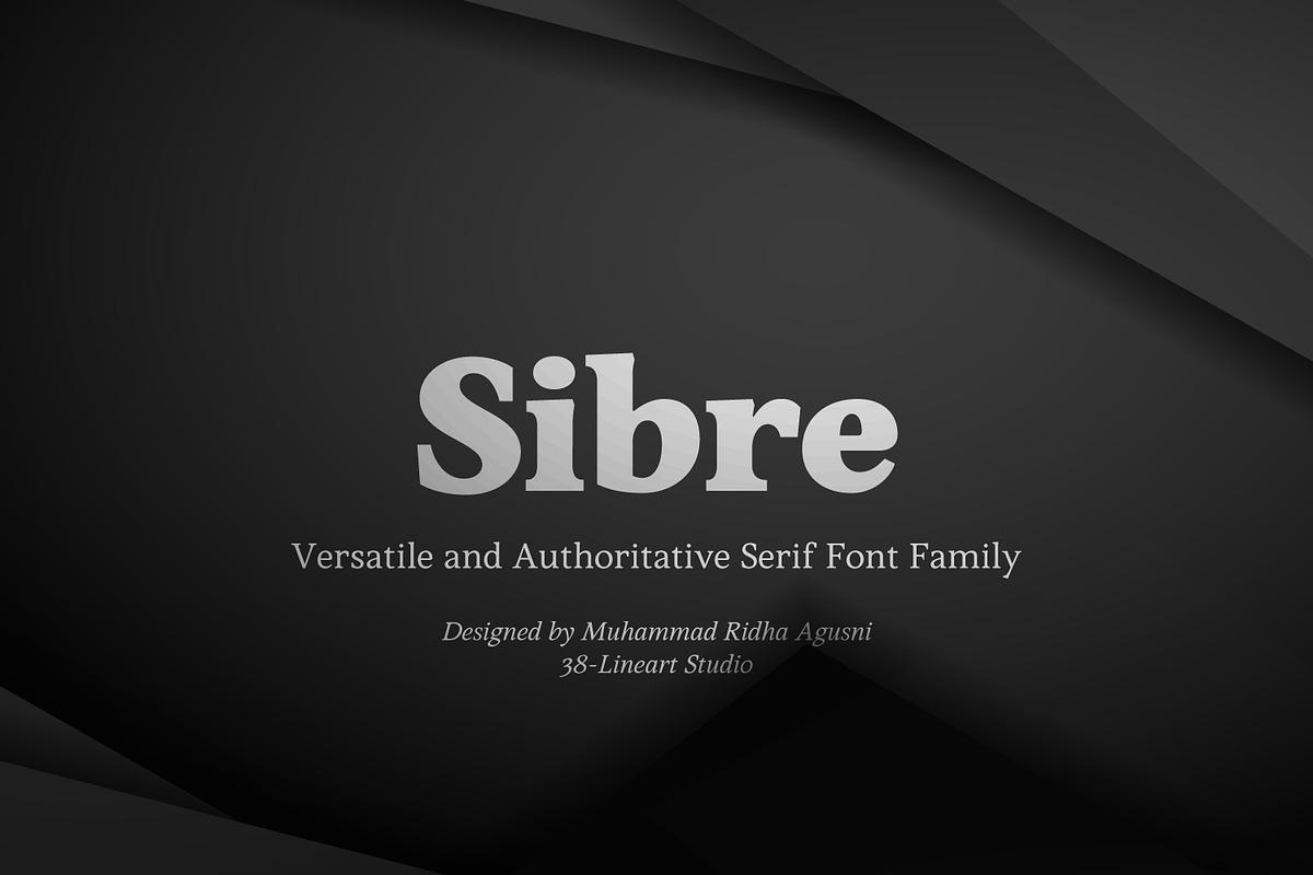 Sibre, a Serif Font by Ridha-38.lineart (Photo 1 of 11)