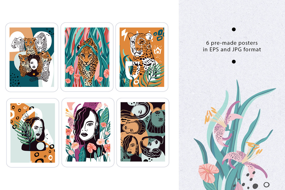 Abstract. Women. Jaguars, an Object Graphic by Vera●Suleimanova (Photo 3 of 20)