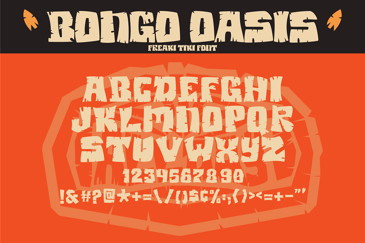 Bongo Oasis | Freaki Tiki Font, a Handwritten Font by Bend Industries (Photo 5 of 10)