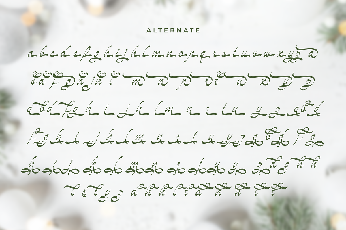 Christmas Lovingly, a Script Font by Ainun Jinan (Photo 8 of 8)