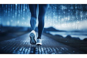 An illuminated pathway with a focus, a Sports & Recreation Photo by Igor Tichonow