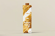Juice Carton Mock-up, a Packaging Mockup by zippypixelstudio (Thumbnail 14 of 14)