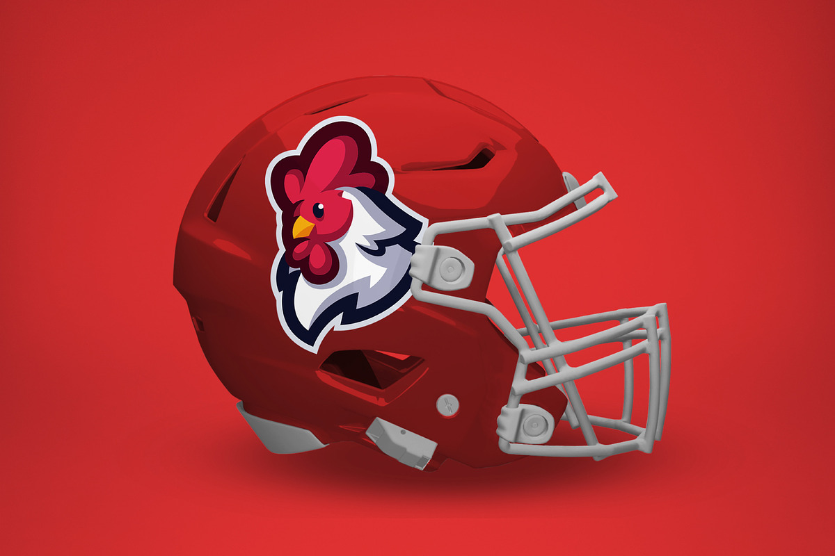 Football Helmet Mockup, an Object Graphic by Loudoun Design Co. (Photo 3 of 6)