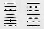 Divider Line Silhouette SVG, a Decorative Illustration by newminddesign (Thumbnail 1 of 3)