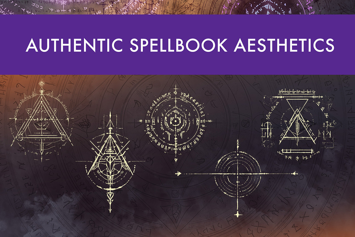 Fantasy Spell Book Brush Set, a Brush Add-On by Zsolt Kosa Art (Photo 2 of 6)