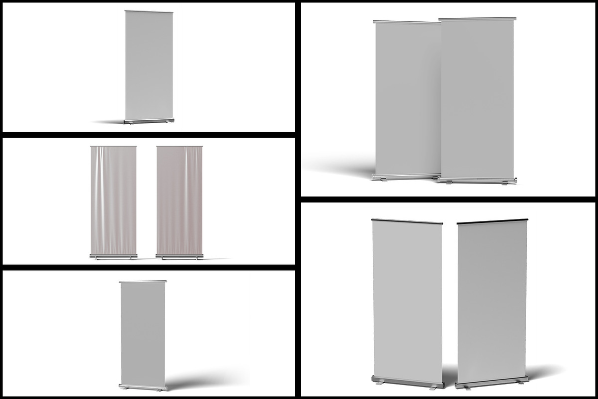 Standee Banner Mockup, a Product Mockup by mockupbuys (Photo 3 of 13)
